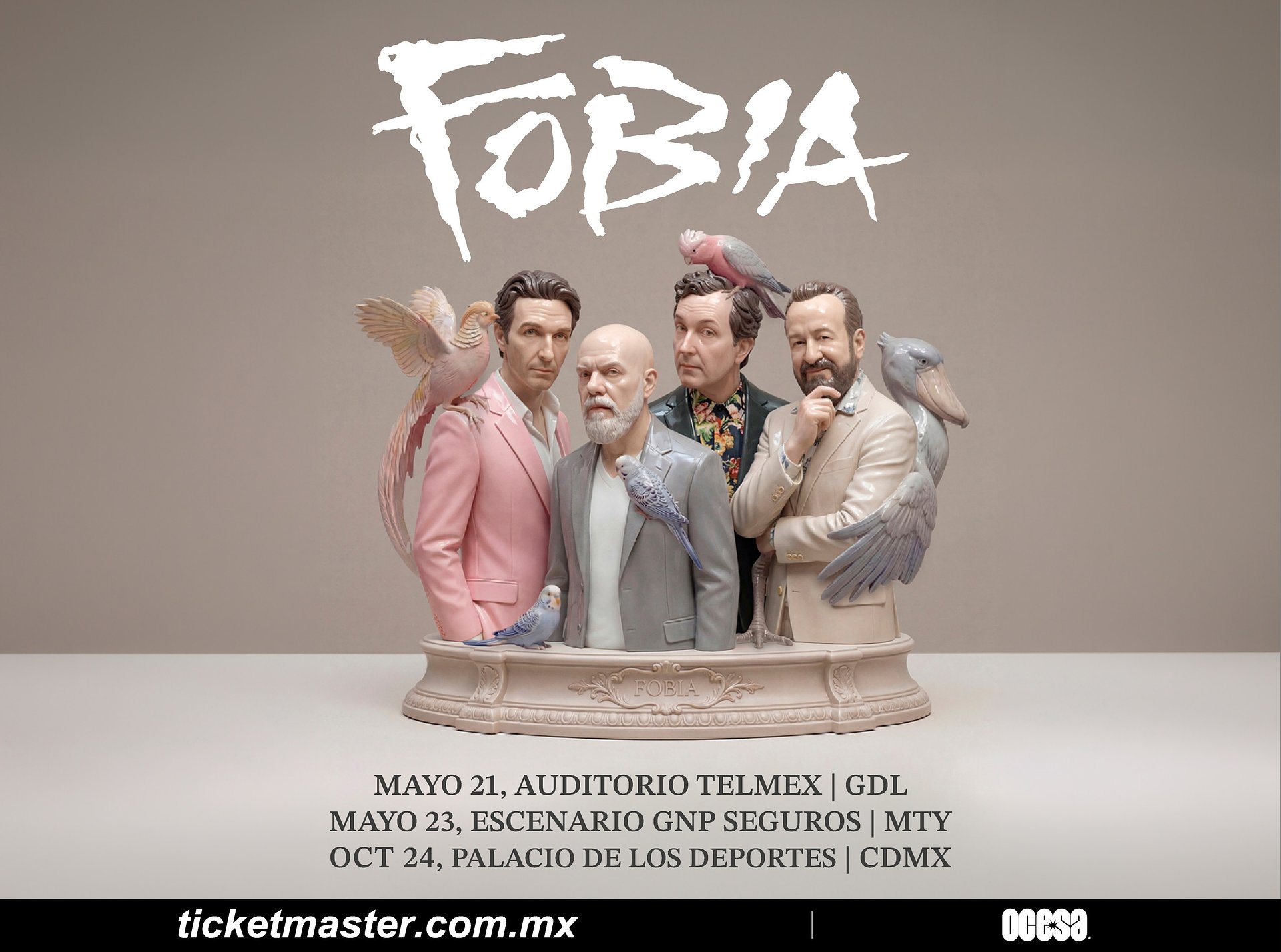 Fobia en el Palacio de los Deportes 2026: fecha, boletos y detalles