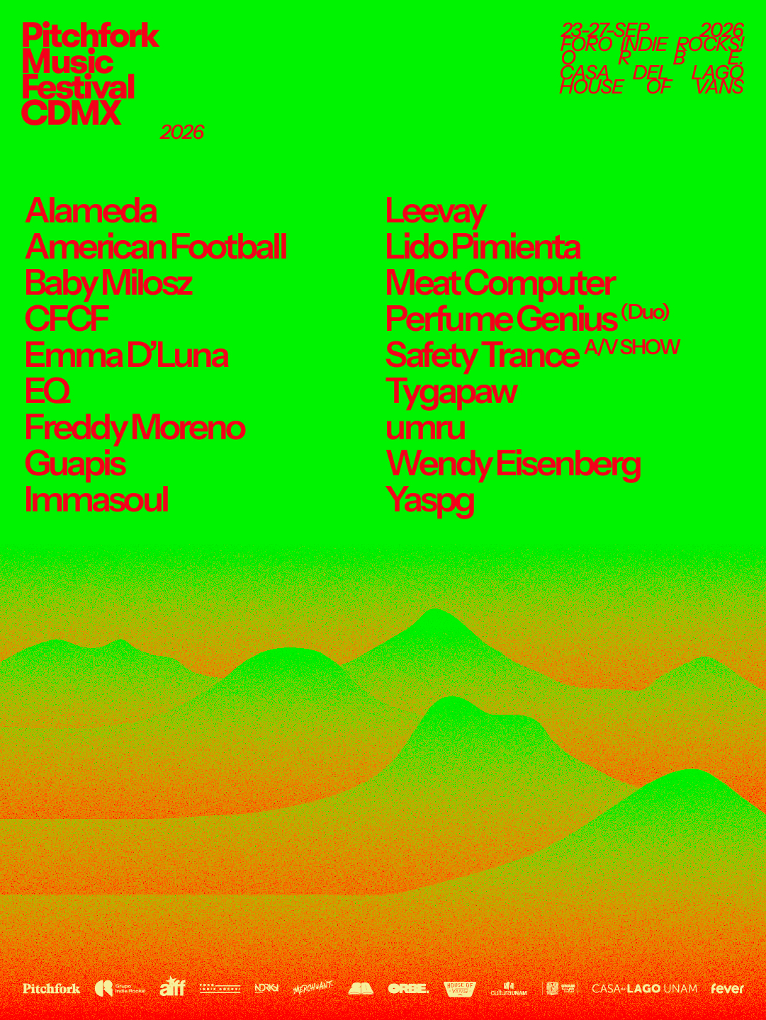 Pitchfork Music Festival CDMX 2026