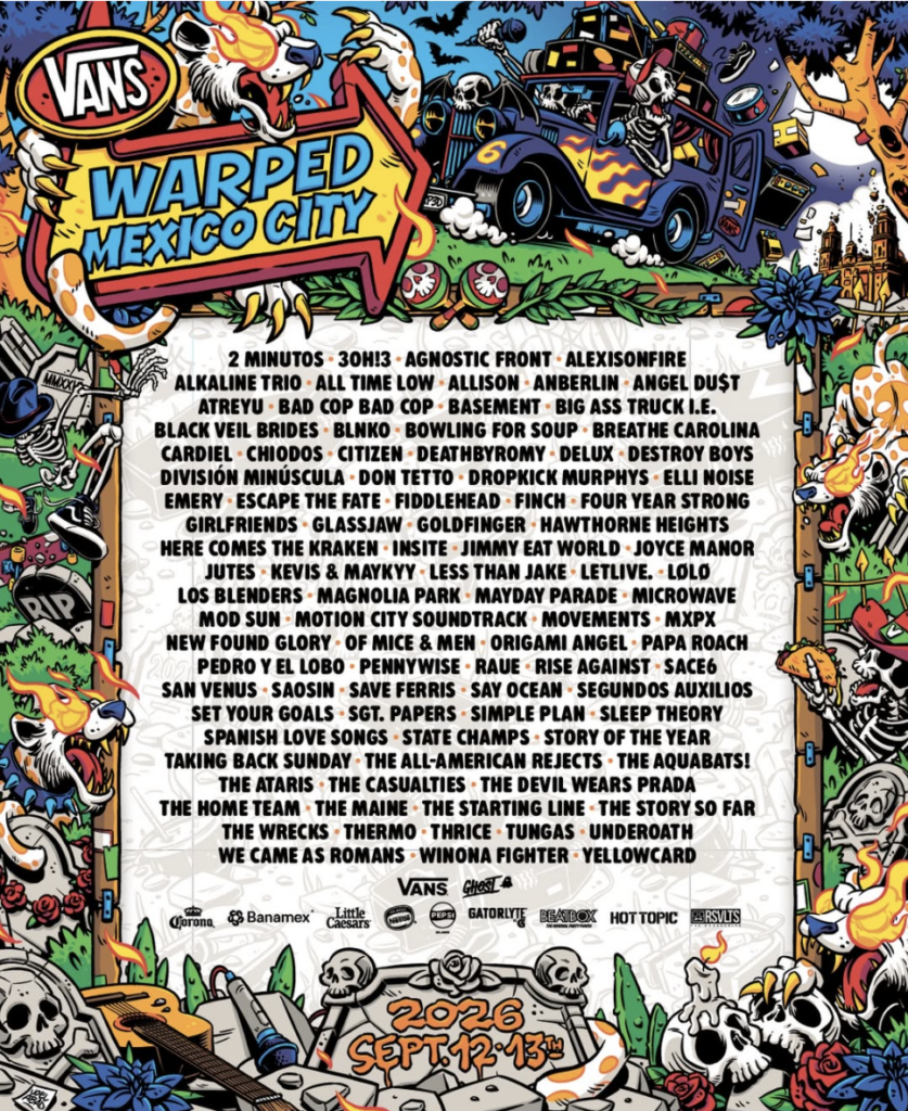 Vans Warped Tour México 2026