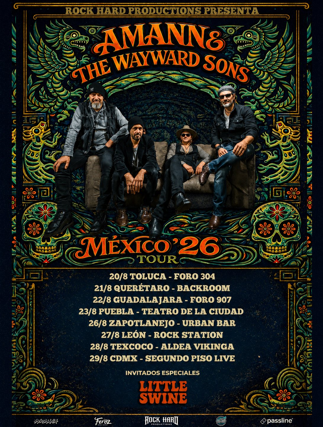 Amann & The Wayward Sons en vivo