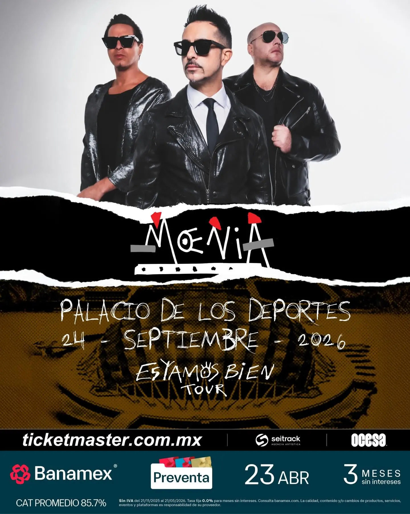 Moenia en el Palacio de los Deportes