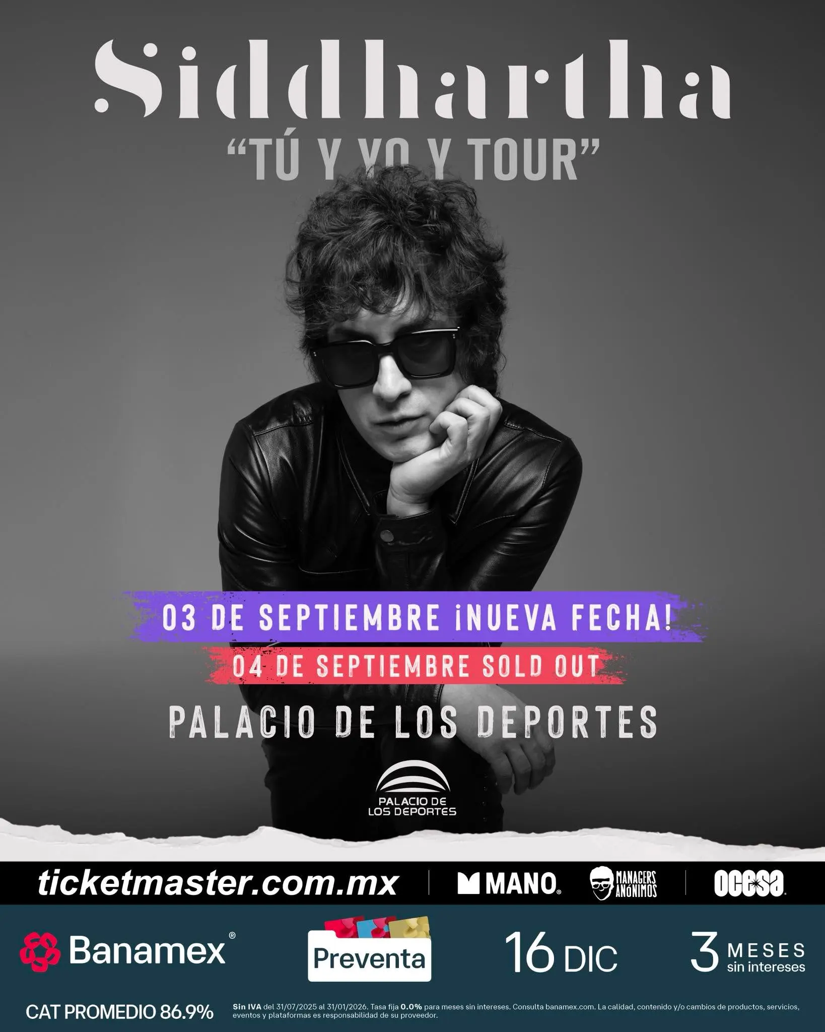 Siddhartha en el Palacio de los Deportes