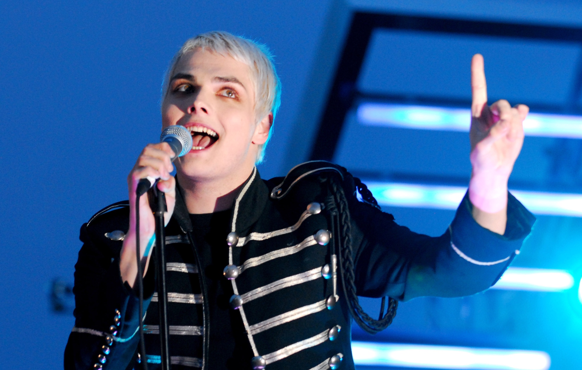 Gerard Way de My Chemical Romance en la gira Black Parade